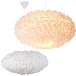 lampa-sufitowa-led-wiszaca-biala-e27-chmurka-materialowa-klosz-zyrandol