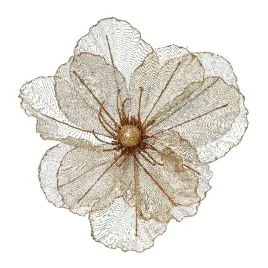 bezowy-kwiat-maku-na-metalowym-klipsie-ozdoba-swiateczna-na-choinke-28x10cm