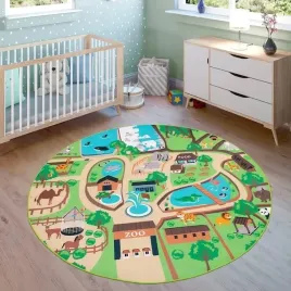 pacohome-dywan-dzieciecy-kolo-160cm-motyw-zoo