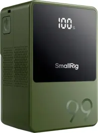smallrig-4930-v-mount-mini-akumulator-vb99-d-tap-usb-a-usb-c-zielony