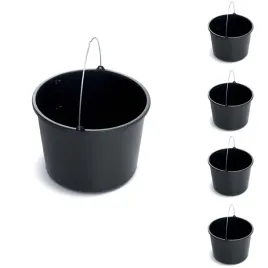 5x-wiadro-budowlane-5l-gospodarcze-plastikowe-ogrodowe