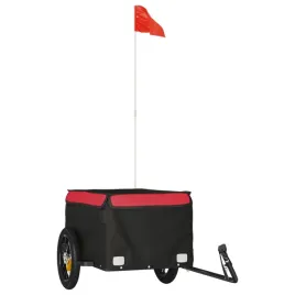 przyczepka-rowerowa-zelazna-czarno-czerwona-120x54x44-cm-nosnosc-30-kg