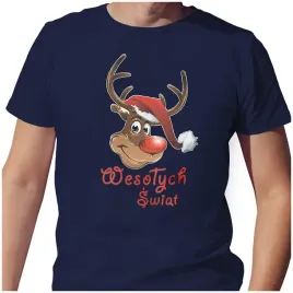 koszulka-meska-t-shirt-swiateczna-s-wesolych-swiat-renifer-rudolf-jakosc