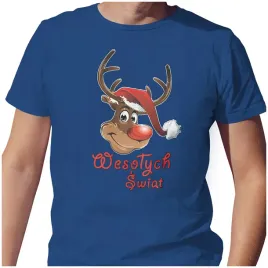 koszulka-meska-t-shirt-swiateczna-m-wesolych-swiat-renifer-rudolf-jakosc