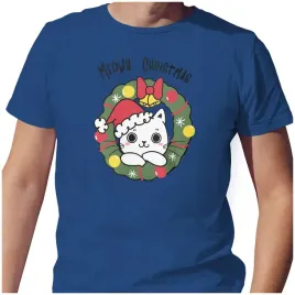 koszulka-meska-t-shirt-swiateczna-m-kot-w-czapce-mikolaja-jakosc