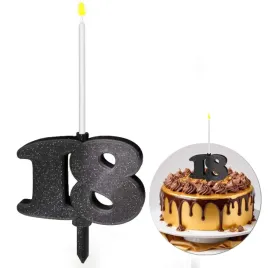 dekoracja-na-tort-swiecznik-liczba-18-brokatowa-biala-swieczka-czar