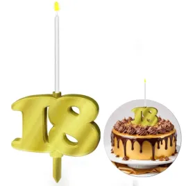 dekoracja-na-tort-swiecznik-liczba-18-biala-swieczka-zloty