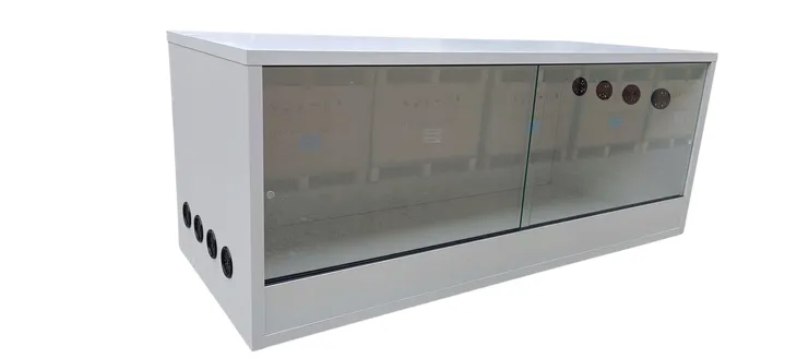 Terrarium z Płyty Meblowej z Wentylacją 150x80x80cm Biała