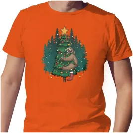 koszulka-meska-t-shirt-swiateczna-l-choinka-gwiazda-leniwiec-bombki-jakosc