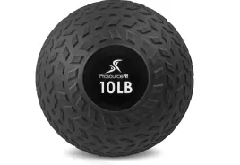pilka-do-cwiczen-prosource-fit-10-lb-czarna-z-wypustkami