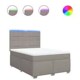 lozko-kontynentalne-z-materacem-taupe-tkanina-160x200-cm