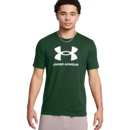 koszulka-meska-under-armour-sportstyle-logo-zielona-1382911-301-m