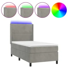 lozko-kontynentalne-z-led-i-materacem-aksamit-jasnoszary-203x103x118