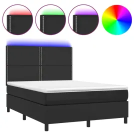 lozko-kontynentalne-z-diodami-led-193x144-cm-czarne