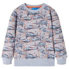 bluza-dziecieca-samolot-92-szary-85percent-bawelna-15percent-wiskoza-polarowa-podszew