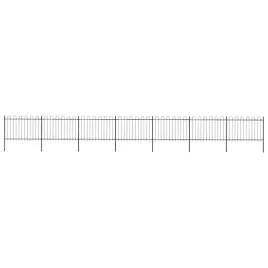eleganckie-ogrodzenie-stalowe-119m-czarne