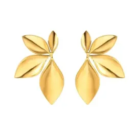 kolczyki-zlote-w-ksztalcie-listka-skrzydla-eleganckie-lekkie-sztyfty-stal