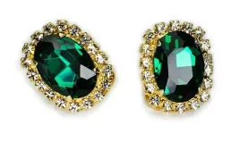 zlote-klipsy-na-uszy-zielone-emerald-cyrkonie-krysztaly-jablonex-eleganckie