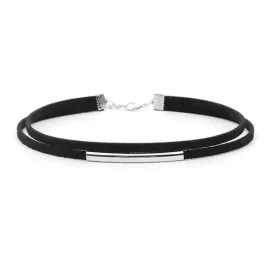 naszyjnik-choker-srebrny-czarny-zamsz-obroza
