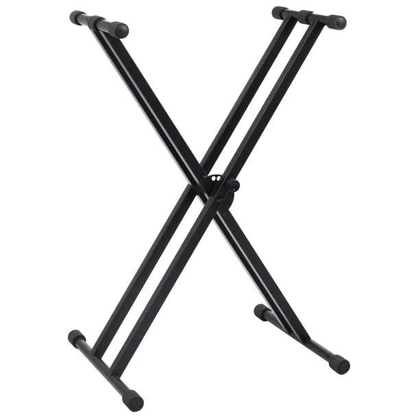 stojak-pod-keyboard-z-taboret-kolor-czarny