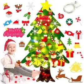 choinka-filcowa-dla-dzieci-samoprzylepna-z-filcu-led-swiecaca-gratis-32el