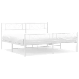 metalowa-rama-lozka-elegancka-stal-biala-219x187x90-cm