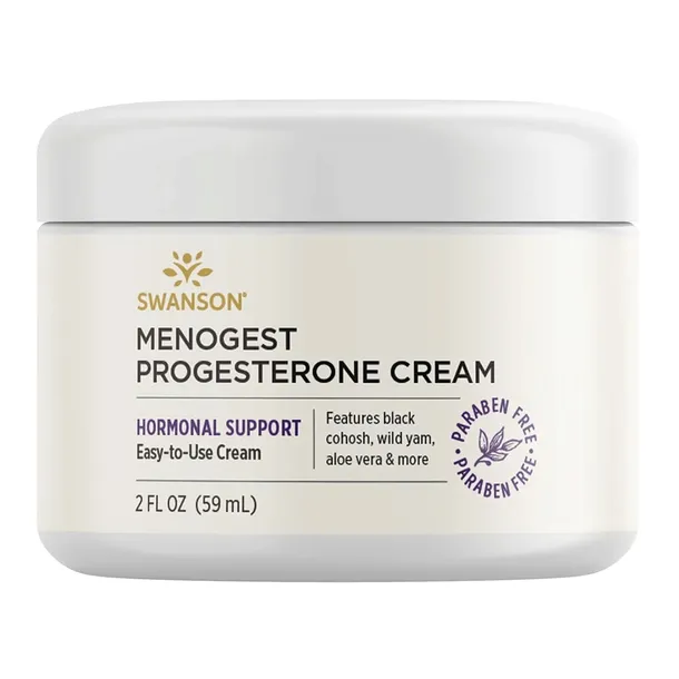 Swanson Menogest Progesterone Cream 59 ml DZIKI POCHRZYN PROGESTERON