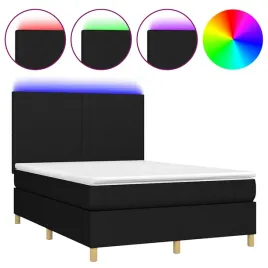 lozko-continental-z-led-140x200cm-czarne