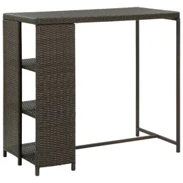stolik-barowy-rattanowy-z-polka-brazowy-120x60x110-cm