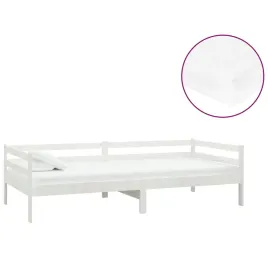 lezanka-biala-204x98x57cm-pianka-d25-materac-90x200x16cm