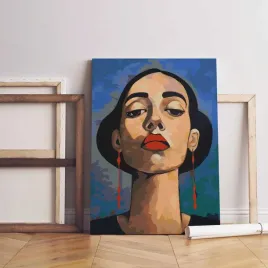 malowanie-po-numerach-elegancka-kobieta-50x70-cm