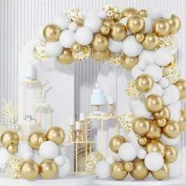 balony-zlota-girlanda-balonowa-luk-dekoracje-urodzinowe-slub-wesele-zestaw
