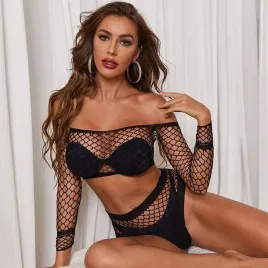 komplet-body-majtki-top-bielizna-pizama-siatka