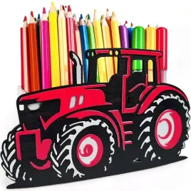 organizer-na-biurko-na-kredki-traktor-farma-3d-piornik-prezent-na-urodziny