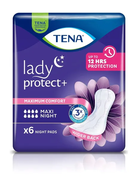 Podpaski urologiczne na nietrzymanie moczu TENA Lady Maxi Night wkładki