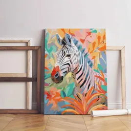 malowanie-po-numerach-zebra-50x70-cm