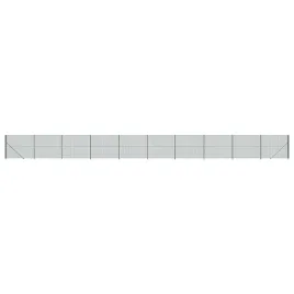 ogrodzenie-z-siatki-ze-stopami-slupkow-zielone-18x25-m