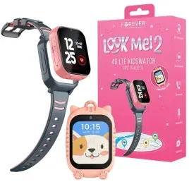 smartwatch-zegarek-dla-dzieci-forever-gps-wifi-4-kids-look-me-kw-510-rozowy