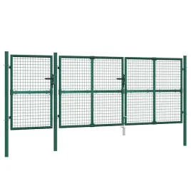 stalowa-brama-ogrodowa-400x175-cm-zielona