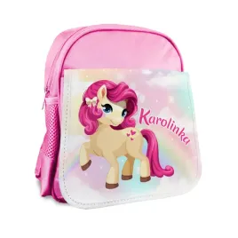 plecak-z-imieniem-dziecka-kucyk-pony-rozowy