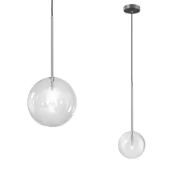 lampa-sufitowa-wiszaca-szklana-kula-20-cm-g4-transparentna-czarny-chrom