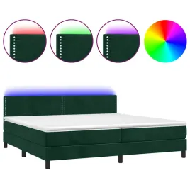 lozko-kontynentalne-z-materacem-i-diodami-led-203x200-cm-ciemnozielone