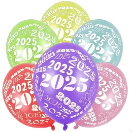 balony-nowy-rok-2025-mix-metaliczny-partydeco-12-6-szt