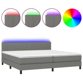 lozko-kontynentalne-z-diodami-led-203x200-cm-ciemnoszary