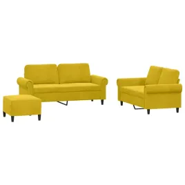 sofa-wypoczynkowa-aksamitowa-2-osobowa-zolta-152x77x80-cm