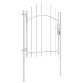 furtka-ogrodzeniowa-metalowa-biala-1x2m-z-zamkiem