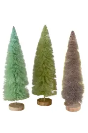 choinki-dekoracyjne-boltzexmas-kolorowe-zestaw-3-sztuki-zielony-szary
