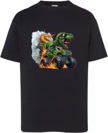 koszulka-dziecieca-dino-monster-truck-tyranozaur-146-152-9-11-lat
