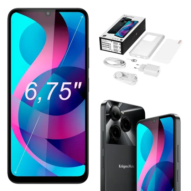 smartfon-krugerandmatz-live-12-black-stan-nowy