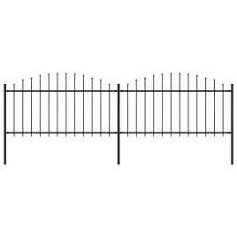 ogrodzenie-ogrodowe-z-wlocznia-stalowe-359-x-150-cm-czarne